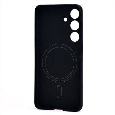 Чехол-накладка для Samsung Galaxy S24 (черный) Cellis SM009 POSH KEVLAR SafeMag