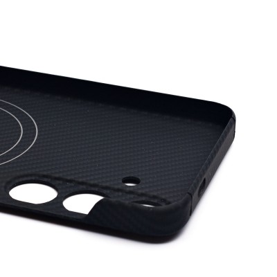 Чехол-накладка для Samsung Galaxy S24 (черный) Cellis SM009 POSH KEVLAR SafeMag