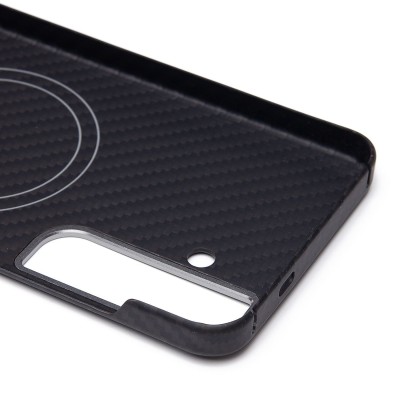 Чехол-накладка для Samsung Galaxy S24+ (черный) Cellis SM009 POSH KEVLAR SafeMag