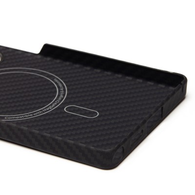 Чехол-накладка для Samsung Galaxy S25 Ultra (черный) Cellis SM009 POSH KEVLAR SafeMag