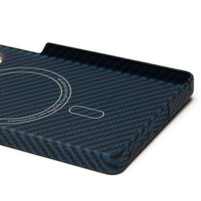 Чехол-накладка для Samsung Galaxy S25 Ultra (темно-синий) Cellis SM009 POSH KEVLAR SafeMag