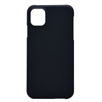 Чехол-накладка для Apple iPhone 11 (черный) Cellis SM009 POSH KEVLAR SLIM