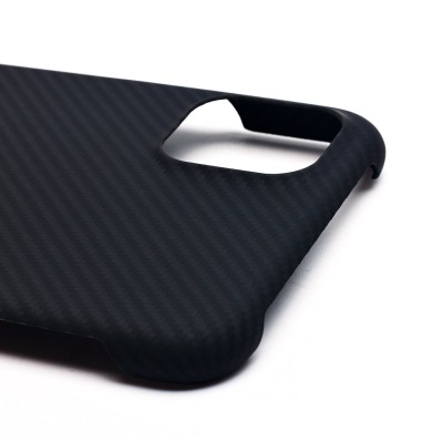 Чехол-накладка для Apple iPhone 11 (черный) Cellis SM009 POSH KEVLAR SLIM