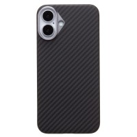 Чехол-накладка Apple iPhone 16 Plus (черный) Cellis SM009 POSH KEVLAR для