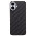 Чехол-накладка Apple iPhone 16 Plus (черный) Cellis SM009 POSH KEVLAR для