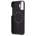 Чехол-накладка Apple iPhone 16 Plus (черный) Cellis SM009 POSH KEVLAR для Чехол-накладка Apple iPhone 16 Plus (черный) Cellis SM009 POSH KEVLAR для