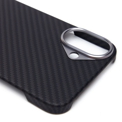 Чехол-накладка Apple iPhone 16 Plus (черный) Cellis SM009 POSH KEVLAR для Чехол-накладка Apple iPhone 16 Plus (черный) Cellis SM009 POSH KEVLAR для