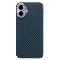 Чехол-накладка Apple iPhone 16 Plus (темно-синий) Cellis SM009 POSH KEVLAR для