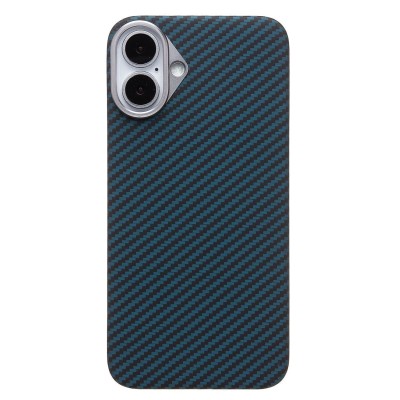 Чехол-накладка Apple iPhone 16 Plus (темно-синий) Cellis SM009 POSH KEVLAR для