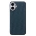 Чехол-накладка Apple iPhone 16 Plus (темно-синий) Cellis SM009 POSH KEVLAR для