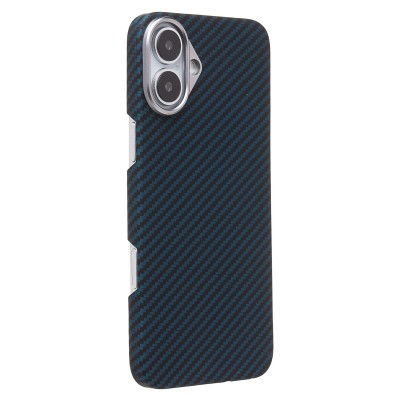 Чехол-накладка Apple iPhone 16 Plus (темно-синий) Cellis SM009 POSH KEVLAR для