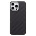 Чехол-накладка Apple iPhone 16 Pro Max (черный) Cellis SM009 POSH KEVLAR для