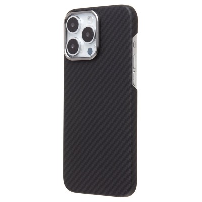 Чехол-накладка Apple iPhone 16 Pro Max (черный) Cellis SM009 POSH KEVLAR для Чехол-накладка Apple iPhone 16 Pro Max (черный) Cellis SM009 POSH KEVLAR для