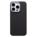 Чехол-накладка Apple iPhone 16 Pro (черный) Cellis SM009 POSH KEVLAR для