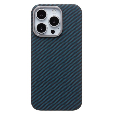 Чехол-накладка Apple iPhone 16 Pro (темно-синий) Cellis SM009 POSH KEVLAR для