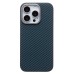 Чехол-накладка Apple iPhone 16 Pro (темно-синий) Cellis SM009 POSH KEVLAR для