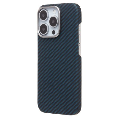 Чехол-накладка Apple iPhone 16 Pro (темно-синий) Cellis SM009 POSH KEVLAR для