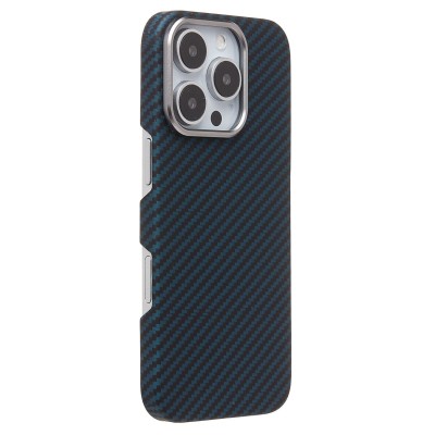 Чехол-накладка Apple iPhone 16 Pro (темно-синий) Cellis SM009 POSH KEVLAR для