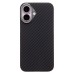 Чехол-накладка Apple iPhone 16 (черный) Cellis SM009 POSH KEVLAR для