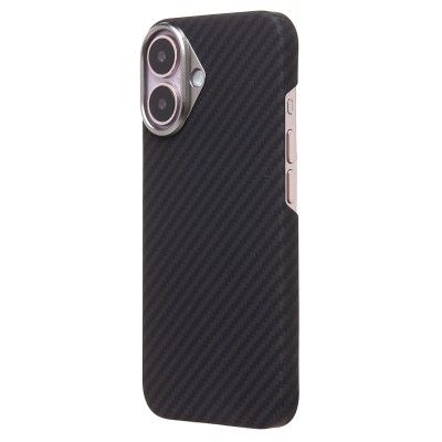 Чехол-накладка Apple iPhone 16 (черный) Cellis SM009 POSH KEVLAR для