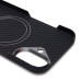 Чехол-накладка Apple iPhone 16 (черный) Cellis SM009 POSH KEVLAR для