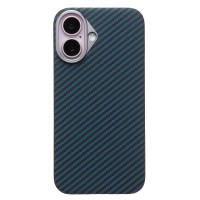 Чехол-накладка Apple iPhone 16 (темно-синий) Cellis SM009 POSH KEVLAR для