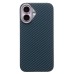 Чехол-накладка Apple iPhone 16 (темно-синий) Cellis SM009 POSH KEVLAR для