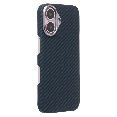 Чехол-накладка Apple iPhone 16 (темно-синий) Cellis SM009 POSH KEVLAR для