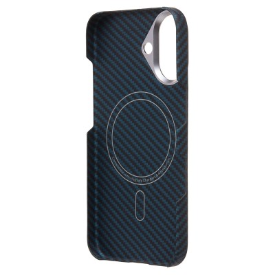 Чехол-накладка Apple iPhone 16 (темно-синий) Cellis SM009 POSH KEVLAR для