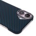 Чехол-накладка Apple iPhone 16 (темно-синий) Cellis SM009 POSH KEVLAR для