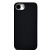Чехол-накладка Apple iPhone 16e (черный) Cellis SM009 POSH KEVLAR для