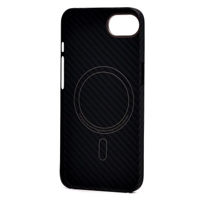 Чехол-накладка Apple iPhone 16e (черный) Cellis SM009 POSH KEVLAR для Чехол-накладка Apple iPhone 16e (черный) Cellis SM009 POSH KEVLAR для