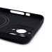 Чехол-накладка для Apple iPhone 15 Pro Max (черный) Cellis SM009 POSH KEVLAR с закрытой камерой SafeMag