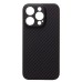 Чехол-накладка для Apple iPhone 15 Pro (черный) Cellis SM009 POSH KEVLAR с закрытой камерой SafeMag