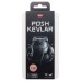 Чехол-накладка для Apple iPhone 15 Pro (черный) Cellis SM009 POSH KEVLAR с закрытой камерой SafeMag