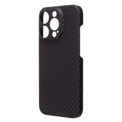 Чехол-накладка для Apple iPhone 15 Pro (черный) Cellis SM009 POSH KEVLAR с закрытой камерой SafeMag