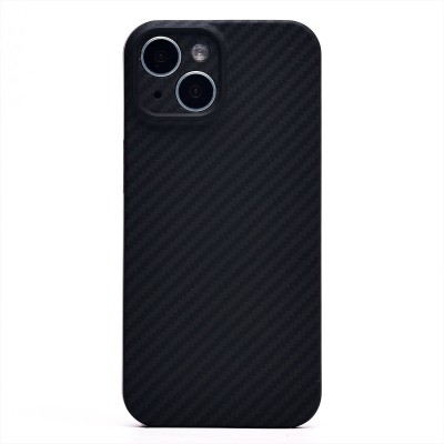 Чехол-накладка для Apple iPhone 15 (черный) Cellis SM009 POSH KEVLAR с закрытой камерой SafeMag