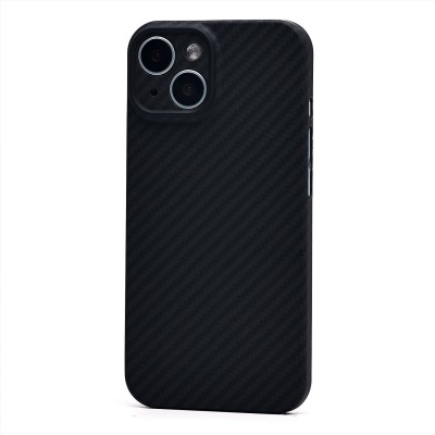 Чехол-накладка для Apple iPhone 15 (черный) Cellis SM009 POSH KEVLAR с закрытой камерой SafeMag