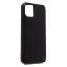 Чехол-накладка для Apple iPhone 11 Натуральная кожа зернистая (черный) Cellis SM030 SafeMag