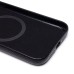 Чехол-накладка для Apple iPhone 11 Натуральная кожа зернистая (черный) Cellis SM030 SafeMag