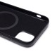 Чехол-накладка для Apple iPhone 11 Натуральная кожа зернистая (черный) Cellis SM030 SafeMag