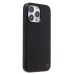 Чехол-накладка для Apple iPhone 15 Pro Max Натуральная кожа зернистая (черный) Cellis SM030 SafeMag