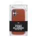 Чехол-накладка для Apple iPhone 16 Натуральная кожа зернистая (коричневый) Cellis SM030 SafeMag