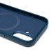 Чехол-накладка для Apple iPhone 16 Натуральная кожа зернистая (темно-синий) Cellis SM030 SafeMag Чехол-накладка для Apple iPhone 16 Натуральная кожа зернистая (темно-синий) Cellis SM030 SafeMag