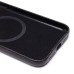 Чехол-накладка для Apple iPhone 11 Натуральная кожа (черный) Cellis SM031 SafeMag