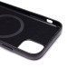 Чехол-накладка для Apple iPhone 11 Натуральная кожа (черный) Cellis SM031 SafeMag