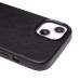 Чехол-накладка для Apple iPhone 14 Натуральная кожа (черный) Cellis SM031 SafeMag
