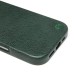 Чехол-накладка для Apple iPhone 16 Pro Натуральная кожа (темно-зеленый) Cellis SM031 SafeMag