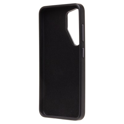 Чехол-накладка для Samsung Galaxy S24 Натуральная кожа (черный) Cellis SM032 SafeMag