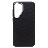 Чехол-накладка для Samsung Galaxy S24+ Экокожа (черный) Cellis SM033 SafeMag